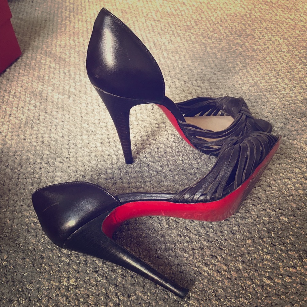 Christian Louboutins size 36, run small.